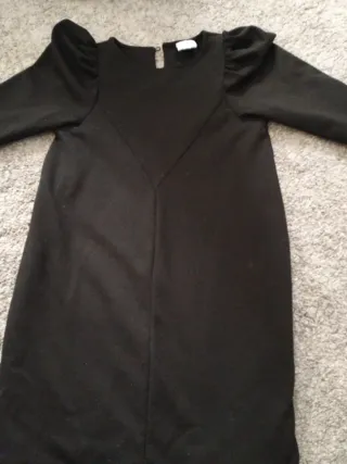 Vestido Zara Negro Talla 8.