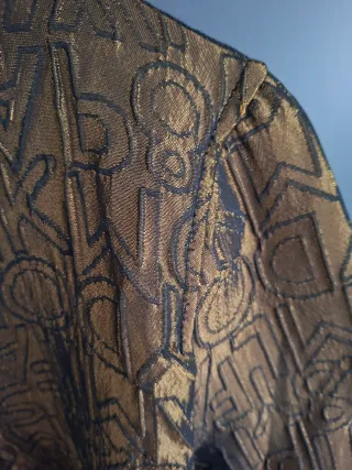 Giacca Trendy Oro e Nero Taglia Unica