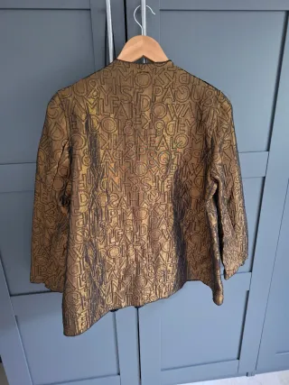 Giacca Trendy Oro e Nero Taglia Unica