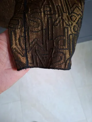 Giacca Trendy Oro e Nero Taglia Unica