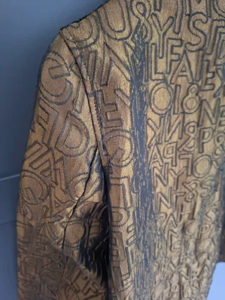 Giacca Trendy Oro e Nero Taglia Unica