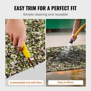 Suelo para Barcos, Cubierta de Espuma EVA 94.5" x 23.6", Suelo Autoadhesivo Antideslizante, 31.1sq.ft 2 Rollos de Alfombra Marina para Barcos, Yate, Pontón, Cubierta de Kayak