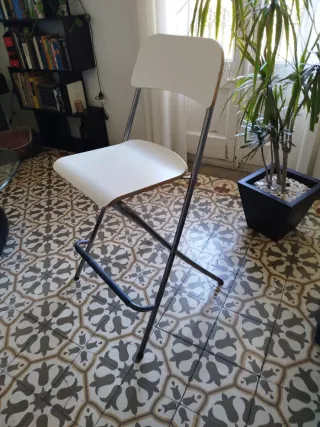 Silla Plegable Estilo California Blanca