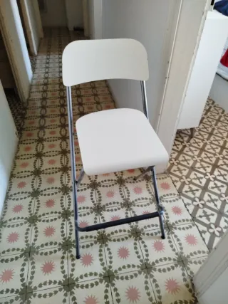 Silla Plegable Estilo California Blanca