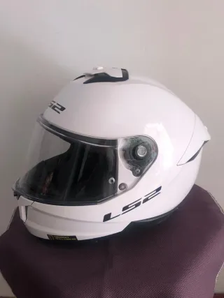 Casco Moto Integral LS2 Blanco