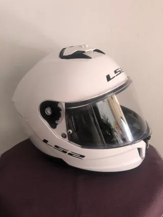 Casco Moto Integral LS2 Blanco