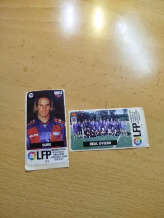 Pegatinas Liga 96-97 Dure y Real Oviedo