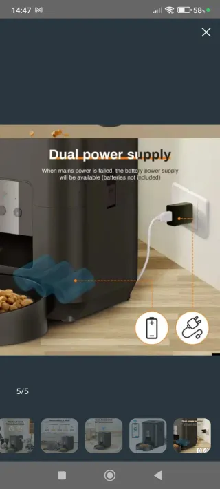 Comedero automático para mascotas NUEVO A ESTRENAR