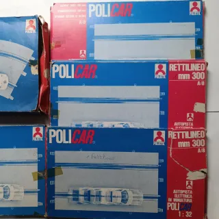 Lotto 5 Piste Policar Polistil 1:32 - Vintage