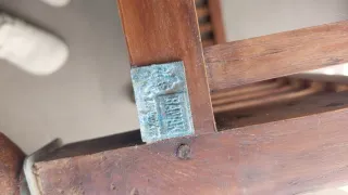 Carrito camarera con bandeja Banak madera teca