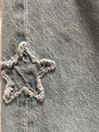 Pantalón vaquero recto mujer