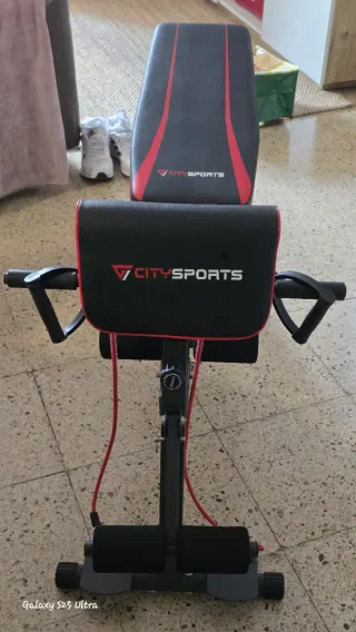 Banco de Pesas Musculación 2 en 1 Scott