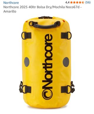 Northcore Mochila Impermeable Amarilla 40 litros