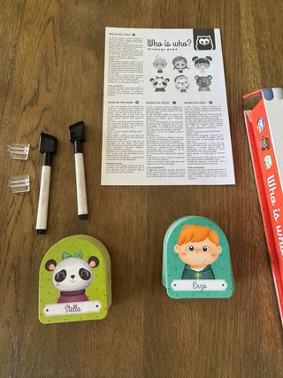 Juego Quién es Quién en Inglés