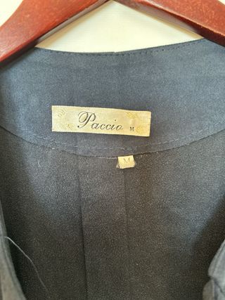 Chaqueta Paz Rodriguez flecos gris S