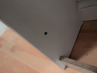 Zapatero 2 baldas madera y blanco