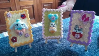 Cuadros Amigurumi Decorativos