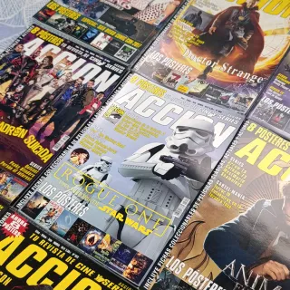Lote 9 revistas Acción cine