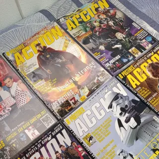 Lote 9 revistas Acción cine