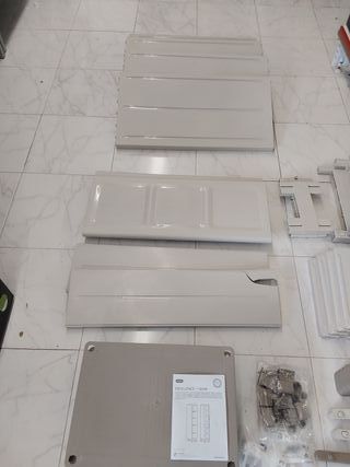 Keter, Excellence Armario con una Puerta, Polipropileno, Arena/Gris, 182 x 33 x 45 cm