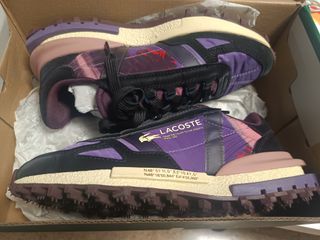 Deportivas Lacoste Negras y Moradas