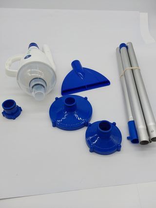 Gre 08011A - Spazzola per Fondo Piscina con Aspirazione Manuale 2m3/h “Little Vac”. per Fondo Piscine Piccole e Medie