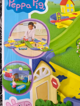 Circuito Peppa Pig con Coche y Figuras