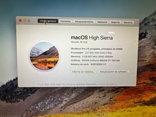 MacBook Pro A1260 Apple Plata