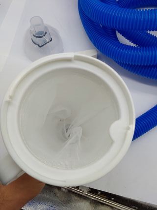 Gre 08011A - Limpiafondos de Aspiración de Piscina con Succión Manual 2m3/h “Little Vac”. para el Fondo de Piscinas Pequeñas y M