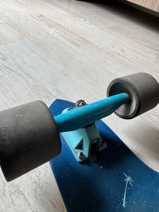 Longboard Elástico Bambú Ruedas Long Island