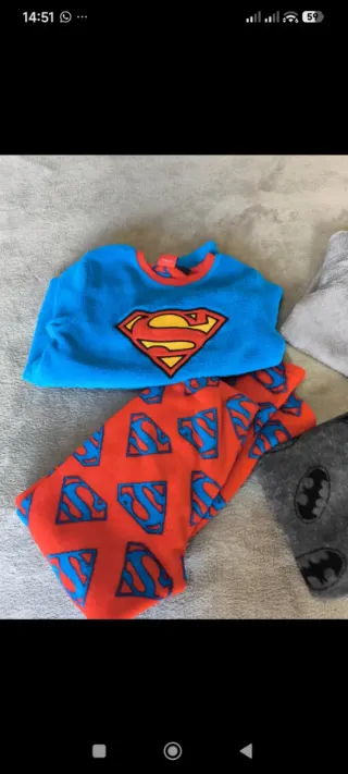 Pack 2 Pijamas Niño Superman y Batman*