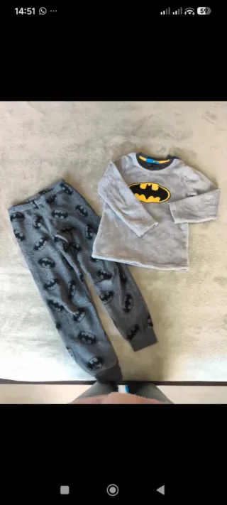 Pack 2 Pijamas Niño Superman y Batman*