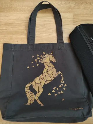 Poilanas equitación L + bolsa Fouganza