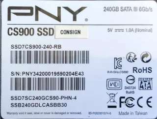 Disco SSD PNY 240 GB