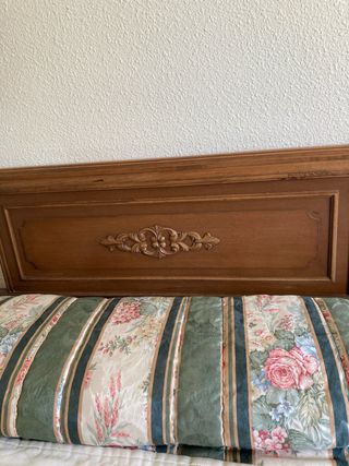 Estructura cama matrimonio madera