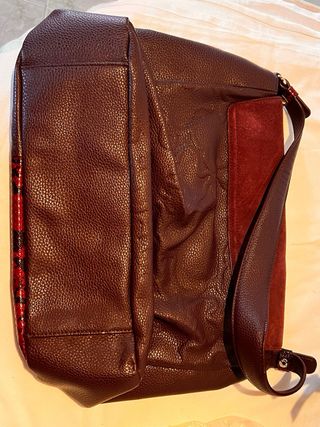 Bolso Tous Piel Serpiente y Ante