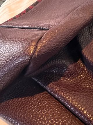 Bolso Tous Piel Serpiente y Ante