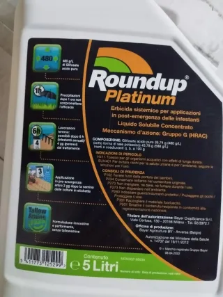 Herbicida Roundup Platinum 5L