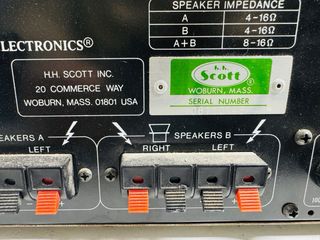 Scott 350 RL Receptor Estéreo Vintage 1979
