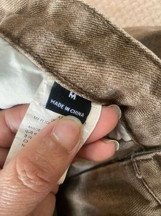 Pantalón mujer marrón talla M