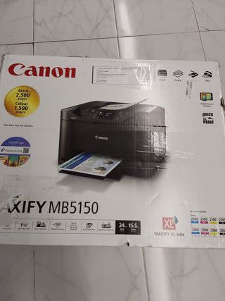 Canon Maxify MB5150 Impresora Compacta Multifunción 4 en 1, Sistema de Inyección de Tinta, WiFi, Pantalla LCD Táctil, ADF de 50