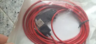 Cable USB A a Micro USB Rojo