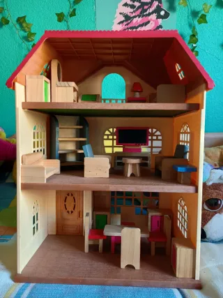 Casa Sylvanian Families en perfecto estado