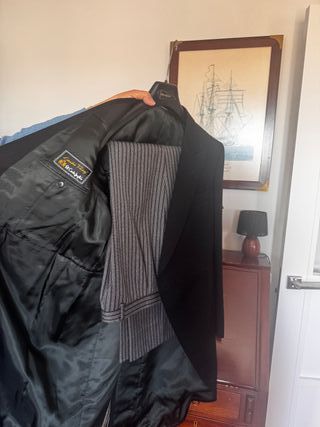 Chaqué Novio Emidio Tucci Negro Gris