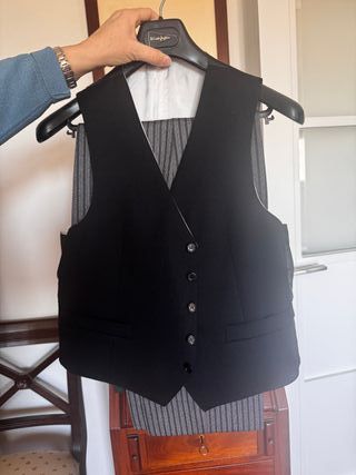 Chaqué Novio Emidio Tucci Negro Gris