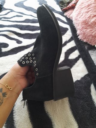 Botines Pull&Bear negros talla 39