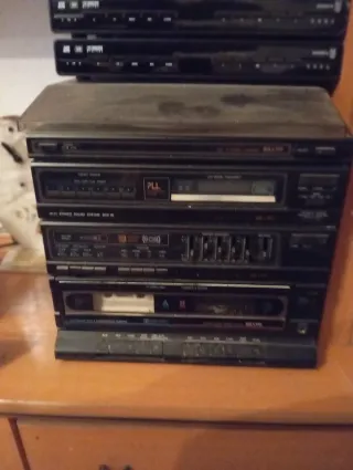 Mini cadena Sanyo vintage