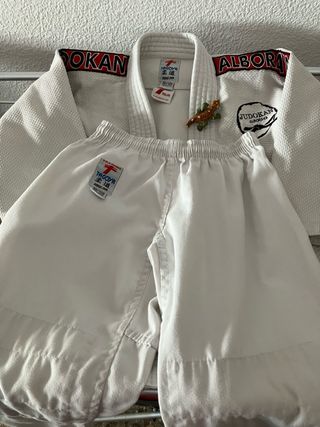 Traje junior Judo Judokan Alboraya T120 blanco