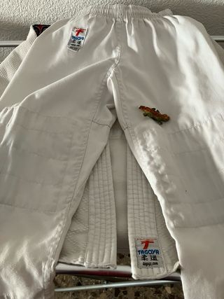 Traje junior Judo Judokan Alboraya T120 blanco