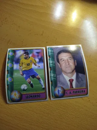 Cromos Mundial 98 Leonardo y Parreira